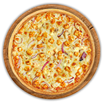 Chicken Vinaldoo Pizza 