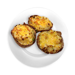 Jacket Potato With Cheese & Onions 